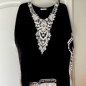 Adreamly Black Cover up/Poncho